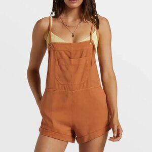 NWT BILLABONG Wild Pursuit Womens Romper - Toffee - L